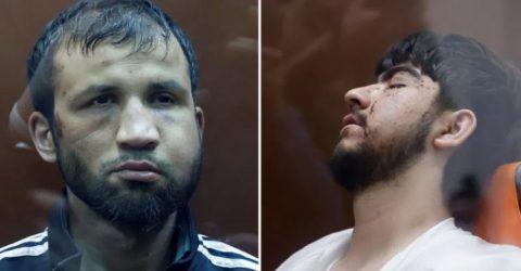 মস্কোতে সন্ত্রাসী হামলার চার সন্দেহভাজন আদালতে