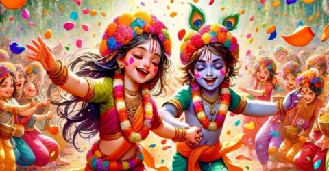 ফাগুন পূর্ণিমায় হোলি উৎসব আজ