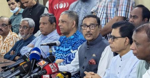 বিএনপির কারাবন্দি ৬০ লাখ নেতাকর্মীর তালিকা চাইলেন ওবায়দুল কাদের