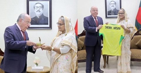 প্রধানমন্ত্রীর সঙ্গে ব্রাজিলের পররাষ্ট্রমন্ত্রীর সাক্ষাৎ