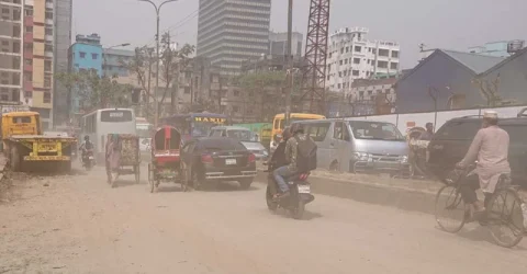 প্রচণ্ড গরমের সঙ্গে অস্বাস্থ্যকর ঢাকার বাতাস