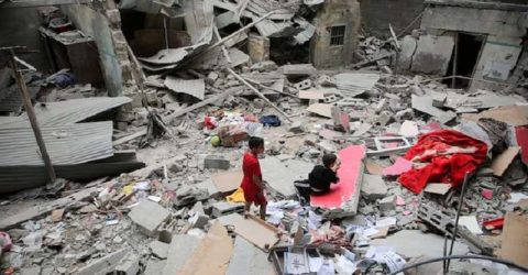 রাফাহতে ইসরায়েলি বিমান হামলায় নিহত ১৩ ফিলিস্তিনি