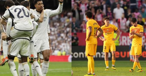 বার্সেলোনার হারে রিয়াল চ্যাম্পিয়ন