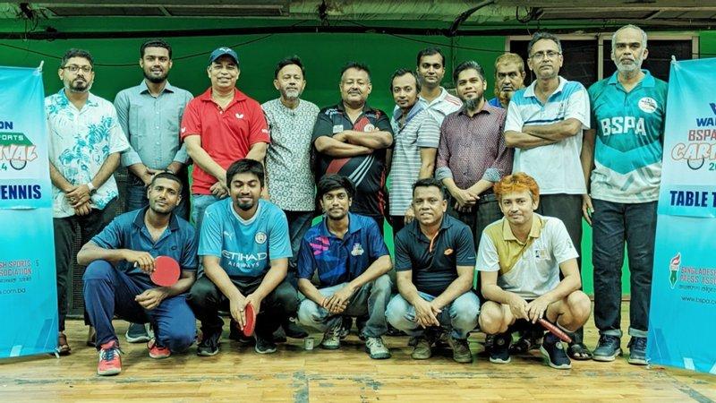 টেবিল টেনিসে রুমেল খানের দ্বিমুকুট জয়