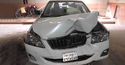 রাজধানীতে গাড়ি চাপায় দারোয়ানের মৃত্যু