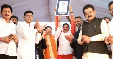 ইন্দোরে একদিনে ১১ লাখ চারা রোপন করে বিশ্ব রেকর্ড