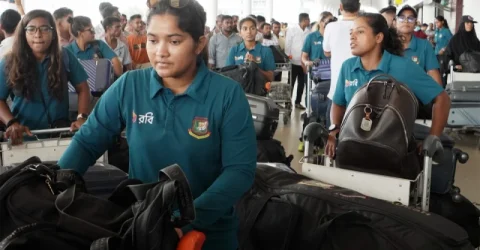 এশিয়া কাপ খেলতে দেশ ছেড়েছে নারী দল