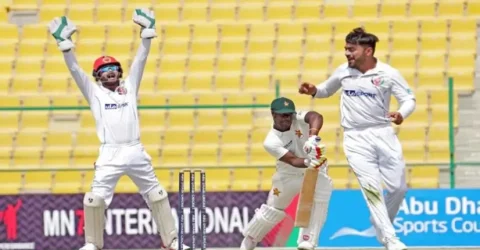 জিম্বাবুয়েকে হারিয়ে আফগানদের ঐতিহাসিক সিরিজ জয়