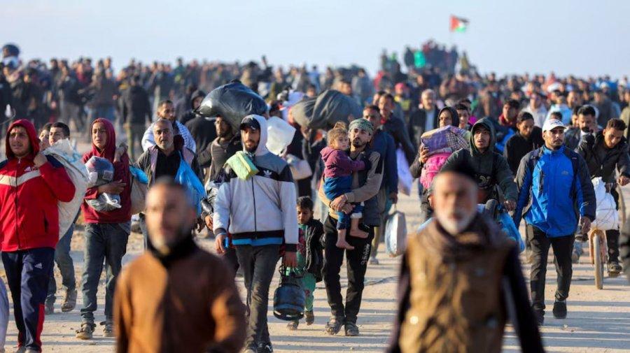 অবশেষে গাজার উত্তরাঞ্চলে ফিরছেন ফিলিস্তিনিরা