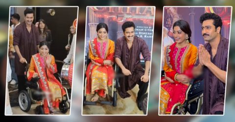 হুইলচেয়ারে রাশমিকাকে কোথায় নিয়ে যাচ্ছেন ভিকি