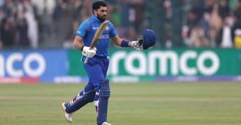 ইব্রাহিমের ইতিহাস গড়া সেঞ্চুরিতে রেকর্ড সংগ্রহ আফগানিস্তানের