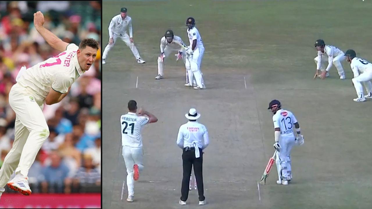 গলে ‘অফস্পিনার’ বিউ ওয়েবস্টার, পেলেন উইকেটের দেখাও