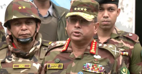 জুলাই যোদ্ধাদের স্বপ্ন পূরণে সবসময় পাশে থাকবে সেনাবাহিনী : সেনাপ্রধান