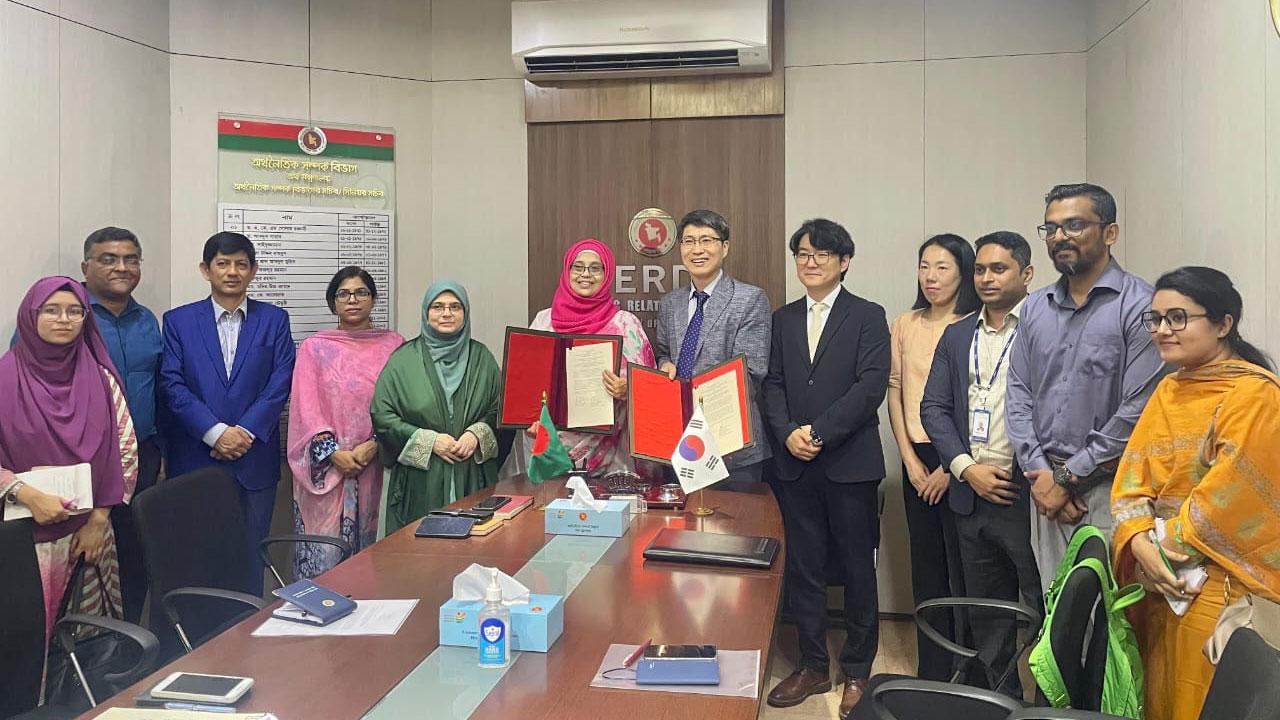 বাংলাদেশকে ১০৮ কোটি টাকা অনুদান দিয়েছে দক্ষিণ কোরিয়া