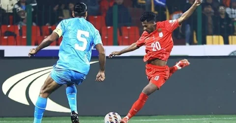 প্রথমার্ধ্বের খেলায় আধিপত্য বাংলাদেশের