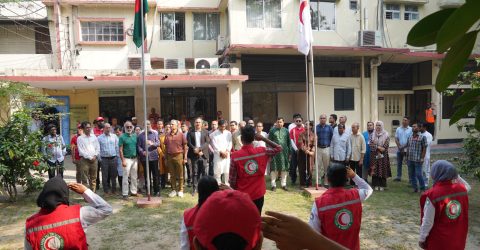 রেড ক্রিসেন্টের উদ্যোগে মহান স্বাধীনতা দিবস উদযাপন