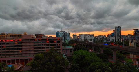 সন্ধ্যা পর্যন্ত মেঘাচ্ছন্ন থাকবে ঢাকার আকাশ