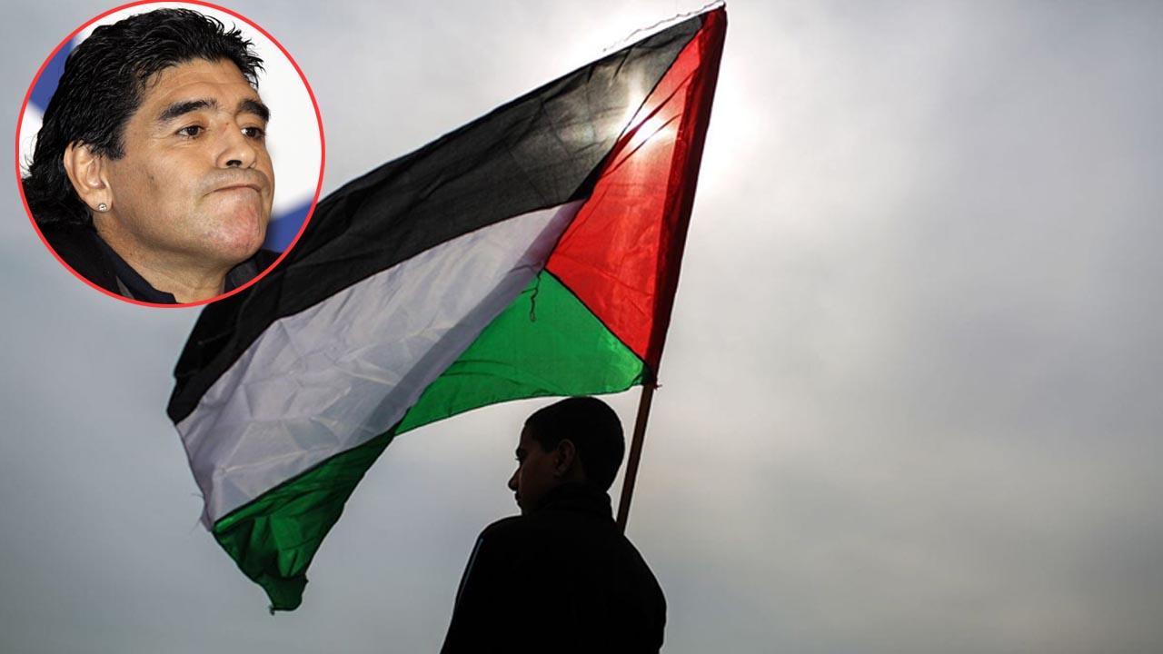 ‘আমার হৃদয়ে আমি ফিলিস্তিনি’, ম্যারাডোনা যা বলে গিয়েছিলেন