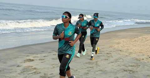 পাহাড়-সমুদ্রে নারী ক্রিকেটারদের ফিটনেস ক্যাম্প