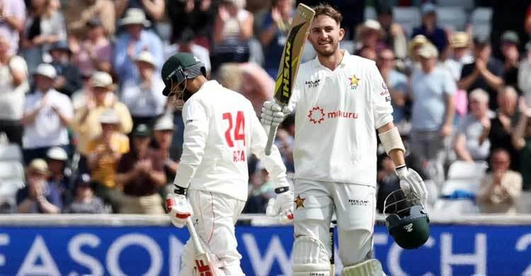 ২১ বছরের বেনেটের লড়াকু সেঞ্চুরির পরও ফলোঅনে জিম্বাবুয়ে