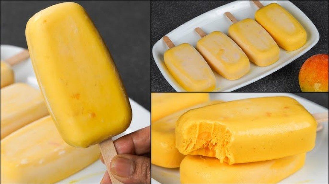 সহজ রেসিপিতে পাকা আমের আইসক্রিম