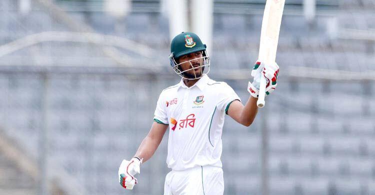 নাইমের সেঞ্চুরি মিস, বৃষ্টিতে আগেভাগেই শেষ প্রথম দিনের খেলা