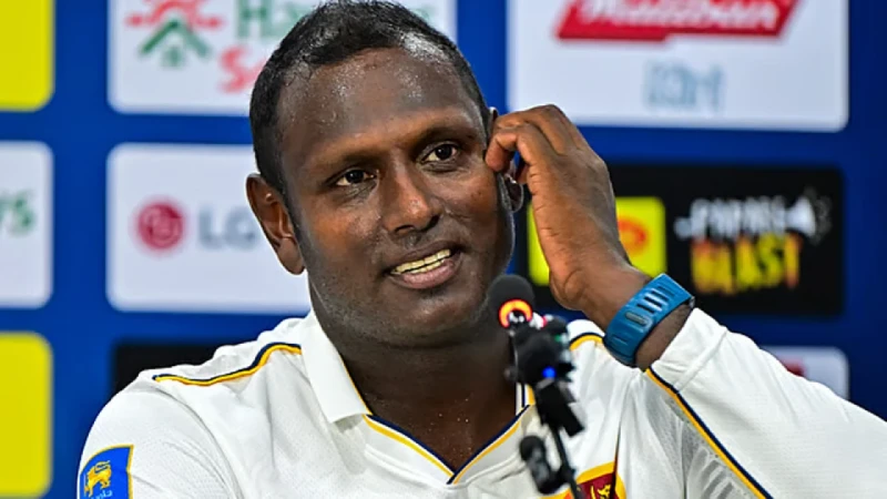 বিদায়ী টেস্টে নামার আগে টাইমড আউট নিয়ে যা বললেন ম্যাথুস