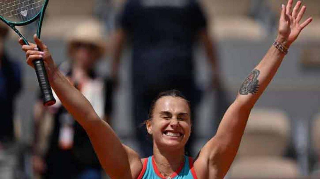 অলিম্পিক চ্যাম্পিয়নকে হারিয়ে সেমিফাইনালে সাবালেঙ্কা