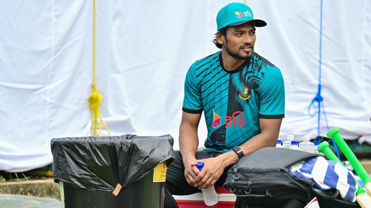 আঙুলে চোট পেয়েছেন শান্ত