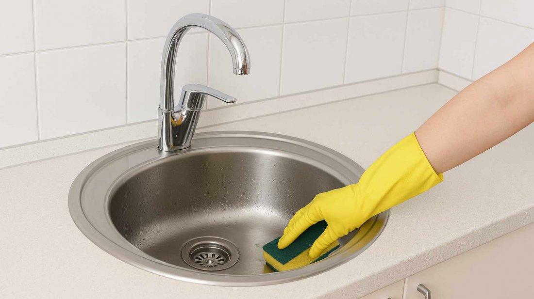 কিচেনের সিংক পরিষ্কার করার সহজ উপায় জেনে নিন