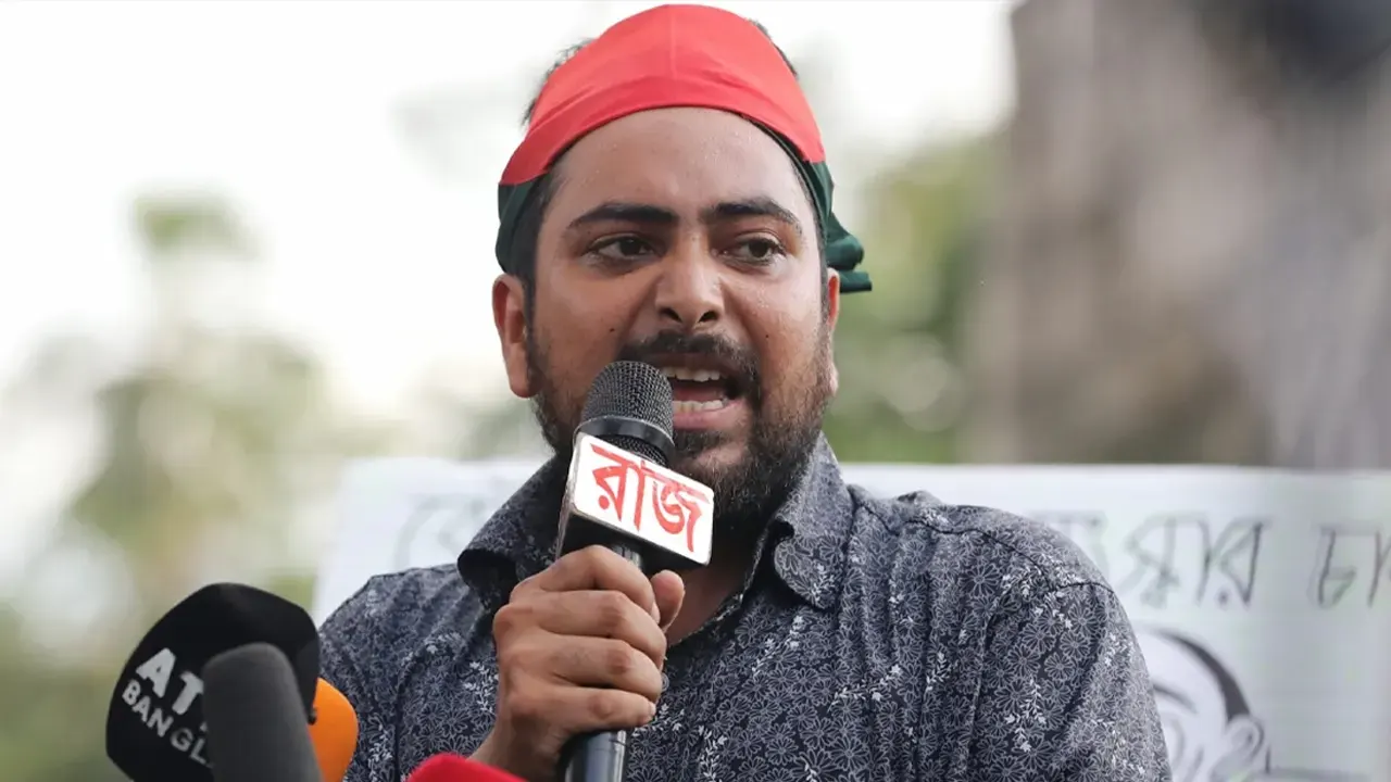 ঢাকা থেকে নির্বাচন করার ঘোষণা দিলেন নাহিদ