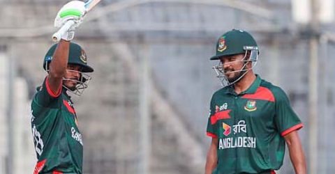 নাহিদ তানজিদ শান্তর নৈপুণ্যে সিরিজ সমতায় বাংলাদেশ