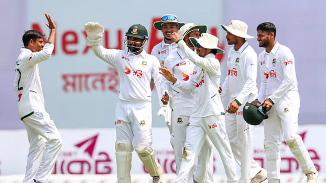নাহিদ-তাইজুলের তোপে লিড পেল বাংলাদেশ