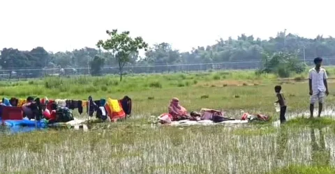 পঞ্চগড়ে সীমান্তের শূন্যরেখায় পুশইনের শিকার ১০ জনকে সরিয়ে নিয়েছে বিএসএফ