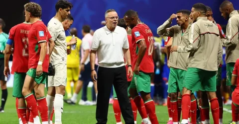 ব্রাজিলকে টপকে গ্রুপসেরা না হতে পেরে হতাশ মরক্কো