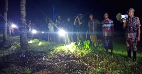 দর্শনা সীমান্ত দিয়ে ১১ বাংলাভাষীকে পুশইনের চেষ্টা, প্রতিহত করল বিজিবি