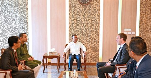 প্রধানমন্ত্রীর সঙ্গে ইউএনডিপির আবাসিক প্রতিনিধি স্টেফানের সাক্ষাৎ