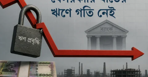 বেসরকারি খাতের ঋণে গতি নেই