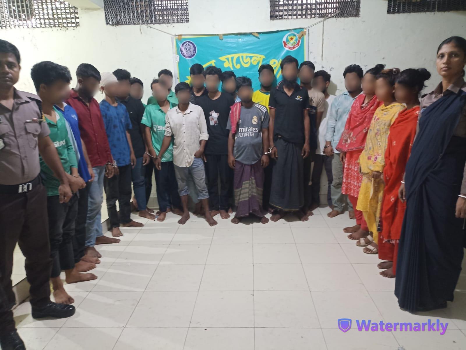 ডিএমপির মতিঝিল বিভাগের অভিযানে বিভিন্ন অপরাধে জড়িত ৭৪ জন
