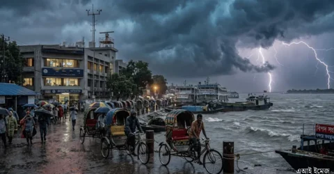 দেশের ১১ অঞ্চলে ঝোড়ো হাওয়ার আভাস, নদীবন্দরে ১ নম্বর সতর্কসংকেত
