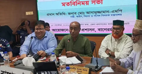 ইউ গেট আউট ফ্রম দিস রুম, রেগে গিয়ে সিভিল সার্জনকে আইনমন্ত্রী