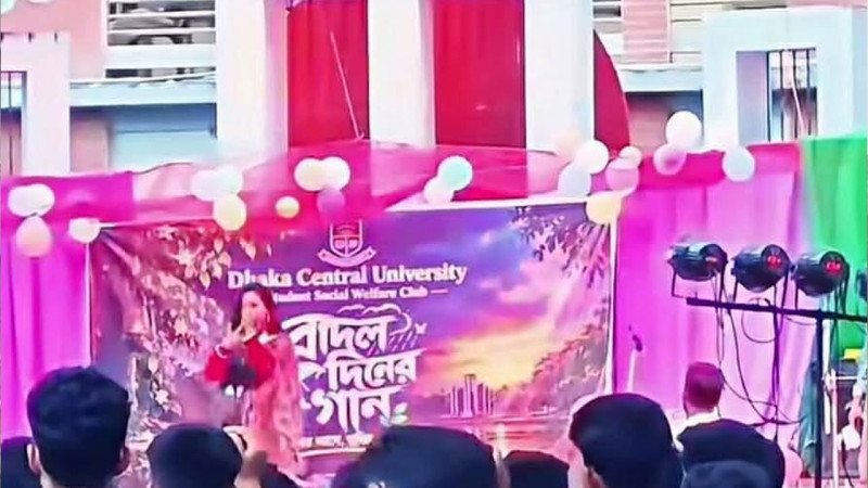 ইডেন ছাত্রীর নৃত্য ঢাকা কলেজের শহীদ মিনারে: সমালোচনার ঝড়