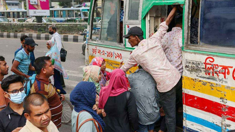জ্বালানির দাম বৃদ্ধি হওয়ায় বাড়ল বাস ভাড়া