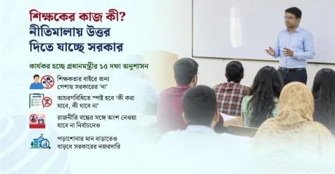 শিক্ষকদের জন্য আসছে নতুন বিধি, বন্ধ হচ্ছে রাজনীতিতে জড়ানোর সুযোগ