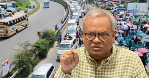 ১১ দলের লংমার্চে যমুনা সেতুতে কিছু গাড়ির টোল দেওয়া হয়নি: রিজভী