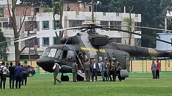 ঠাকুরগাঁও পৌঁছেছেন রষ্ট্রপতি