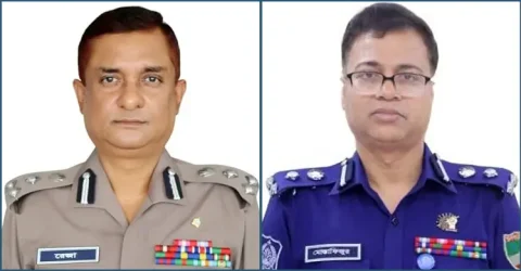 খুলনা রেঞ্জে নতুন ডিআইজি রেজাউল, ঢাকায় মোস্তাফিজুর