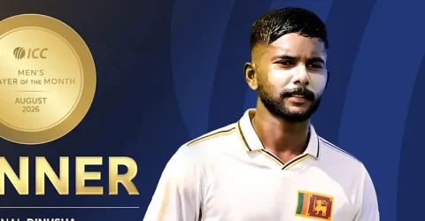 আগস্ট মাসের সেরা ক্রিকেটার সোনাল দিনুশা
