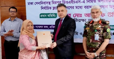 মিরপুর ডিওএইচএসে ফ্ল্যাট পেলো শহীদ ও গুরুতর আহত ৭০ পরিবার
