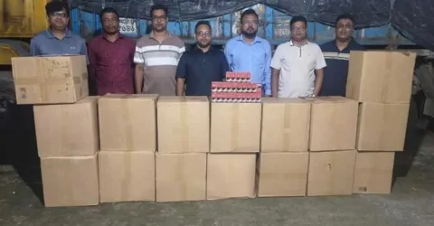 কক্সবাজারে সাড়ে ২৭ লাখ টাকার নকল সিগারেট জব্দ